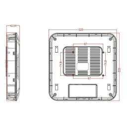 Wallys DR-AP4029 Indoor WiFi 5 Access point, 802.11ac 2x2 Mu-MIMO, dual band, 2,4 + 5GHZ omni 4 / 6dBi antennas - Image 3