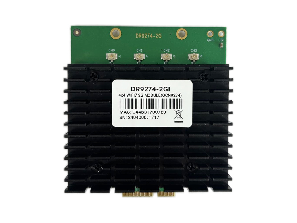 QCN6274 524 WiFi7 Driver DR9274-2.4G Qualcomm Single band 2.4GHz 802.11BE 4X4 MU-MIMO WI-FI 7 MODULE, M.2 E key, ProPlus series - Image 2