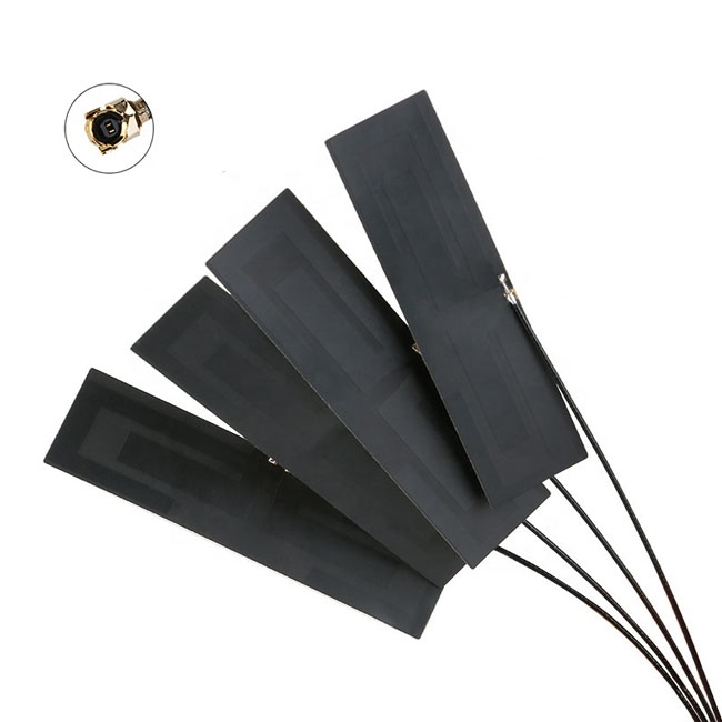 524LTE Whip3 3dBi Passive GSM LTE 5G 4G PCB FPC Antenna with pigtail i-pex4 for MHF4 M.2 LTE modules