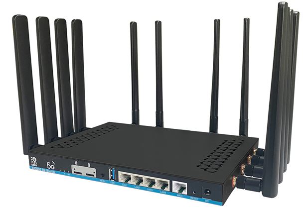 Mediatek MT7981 ZBT Z8102AX-M2-T truly 5G 4G LTE 2.4 + 5 GHz wifi router, metal body – Bild 2
