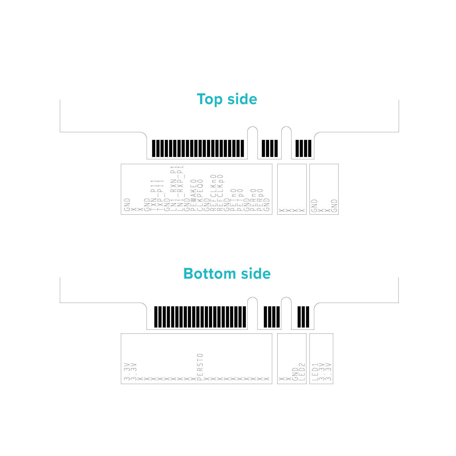 524 WiFi 7 BE5000 802.11be Dual Bands Dual Concurrent DBDC G-band 2T2R and A-band 3T3R 2ss Advanced M.2 AE Key Card mt 7991-AE2, MediaTek MT7991 AV, for 524wifi.com – Bild 4