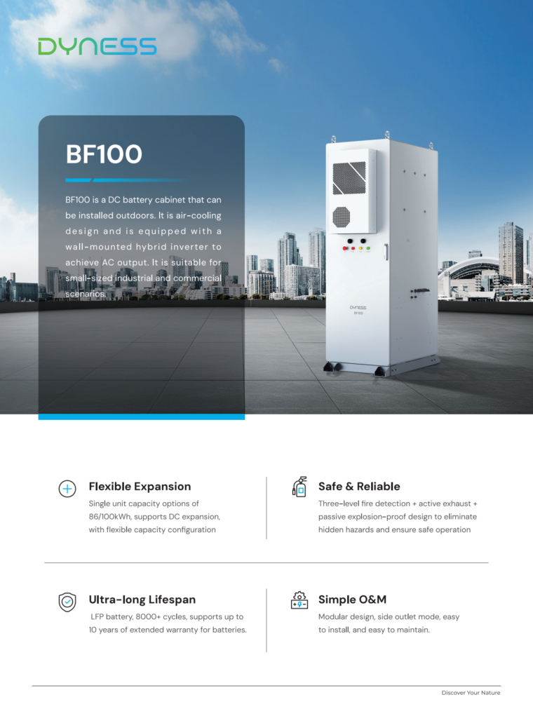 Dyness BF100-C100 100-kWh-DC-Außenbatterieschrank