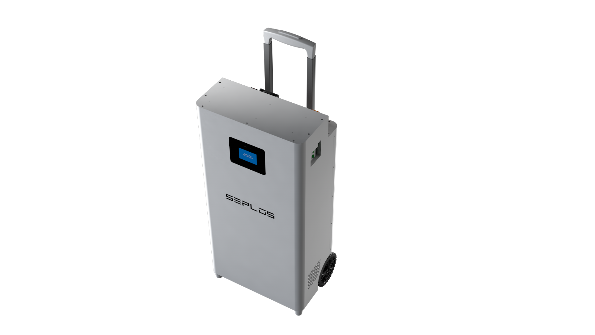 SEPLOS MASON-314L-O – schräge Vorderansicht mit Touchdisplay