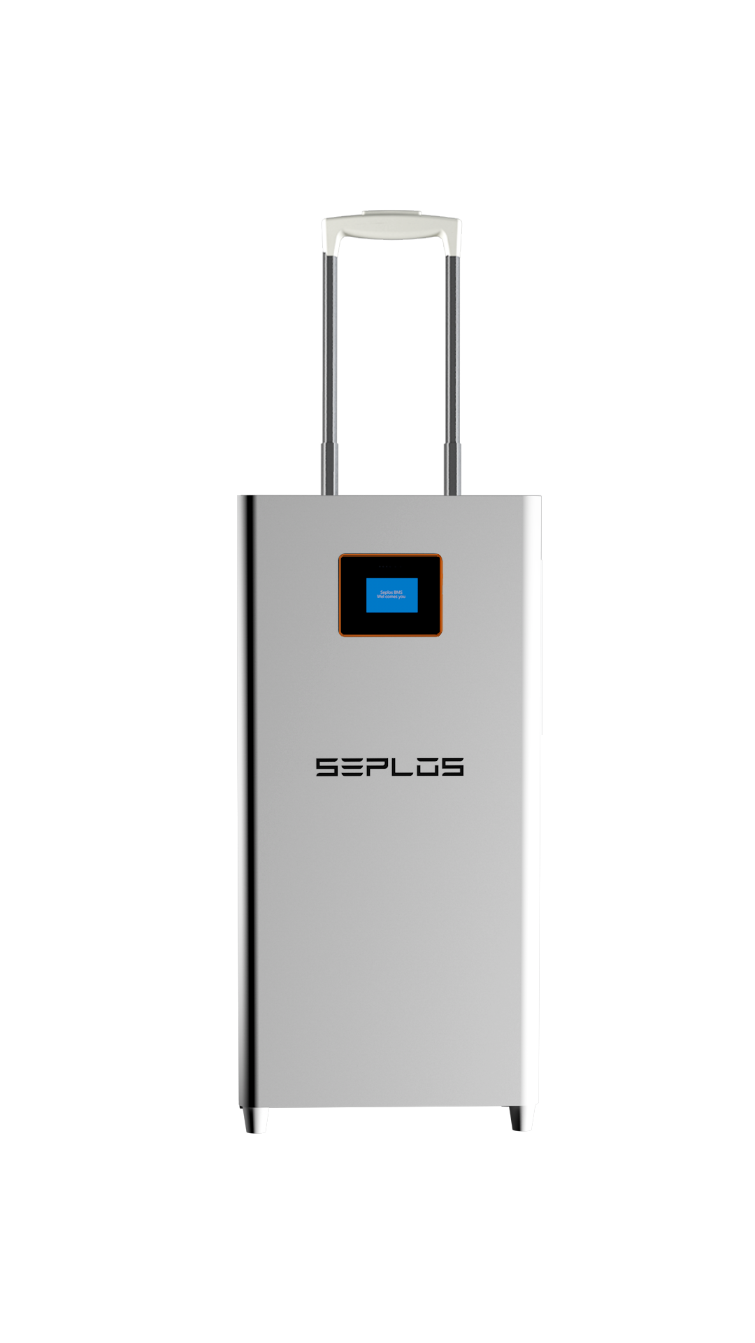 SEPLOS MASON-314L-O – Vorderansicht mit Touchdisplay und ausgezogenem Griff