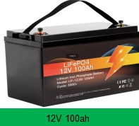 AVEPOWER LiFePO4-Batterie 12 V 100 Ah für Wohnmobile