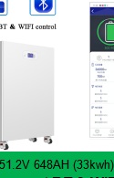 AVEPOWER LiFePO4-Solarspeicher 33,18 kWh 51,2 V 648 Ah