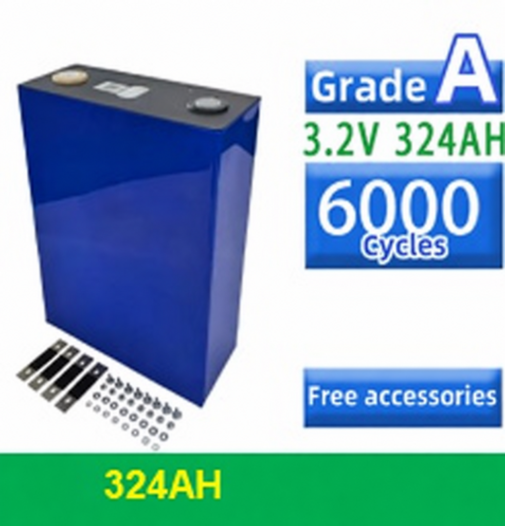 AVEPOWER LiFePO4-Zelle 3,2 V 324 Ah mit Anschlusszubehör
